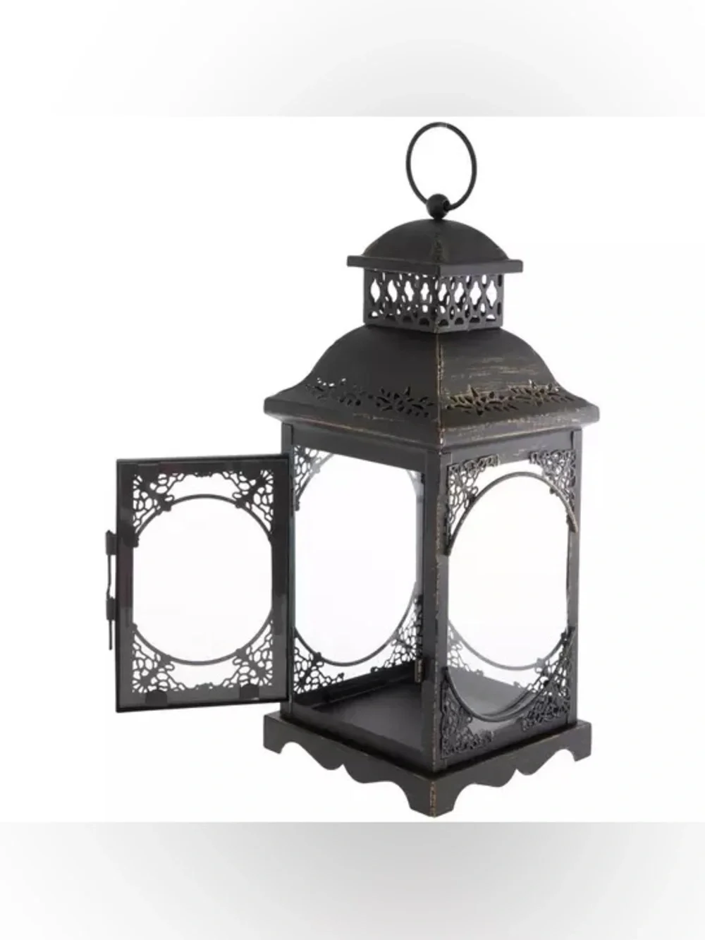 Antique Bronze Metal Lantern
